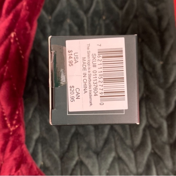 Gold Studded Starbucks Cup Keychain / Ornament Christmas Winter 2022 - Picture 4 of 5